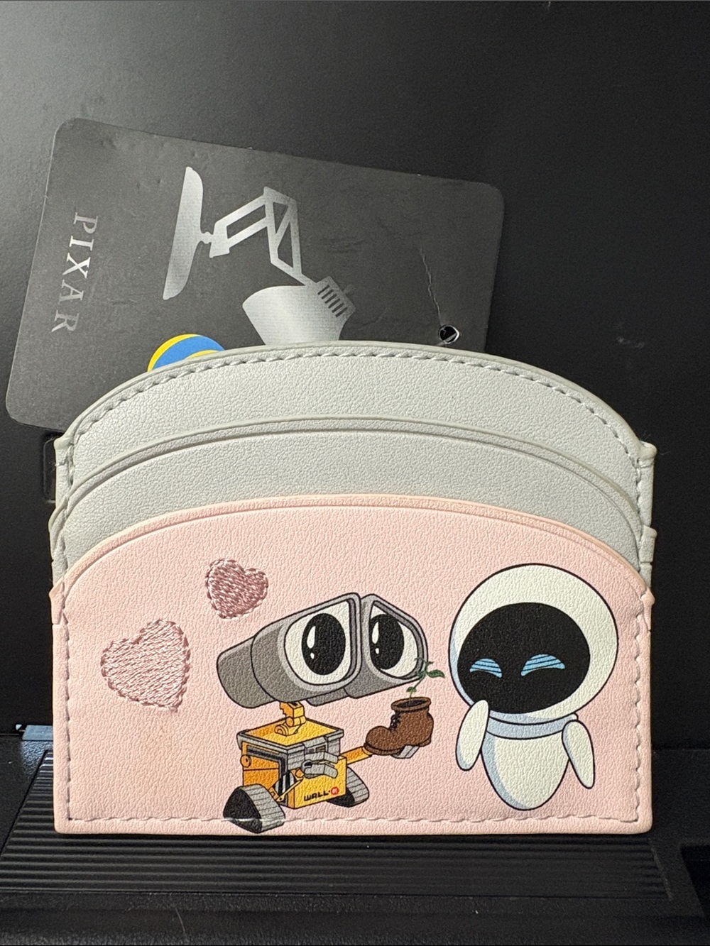 PIXAR WALL•E & EVE Pink Card Holder Wallet